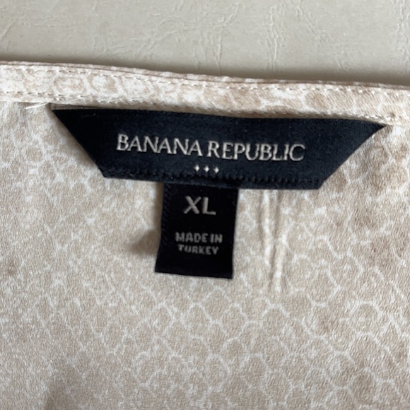 Banana Republic Snakeskin Print Blouse XL - Picture 5 of 5